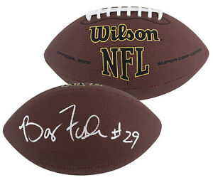 Steelers Barry Foster Signed Wilson Super Grip Nfl Football BAS Witnessed