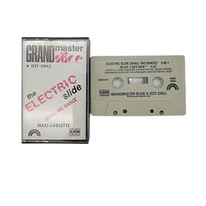 Grandmaster Slice & Izzy Chill 'Shall We Dance (Electric Slide)' Cassette 1990 - Imagen 1 de 4