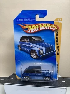 2009 Hot Wheels #17 New Models 17/42 Volkswagen Type 181 Thing Blue w/5sp NIP - Picture 1 of 15