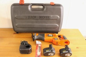 Black & Decker Firestorm CRS144 14.4v Cordless Reciprocating Saw Tool in Case! - Picture 1 of 4