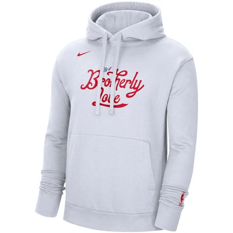 Philadelphia 76ers Nike City Edition Essential Pullover Hoodie Men's 2022/23 NBA Cover