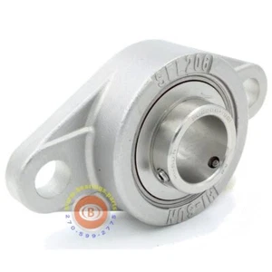 Cojinete de brida de dos pernos SUCSFL206-19 acero inoxidable 1-3/16&quot; - Hi-Sun - Imagen 1 de 3