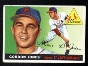 GORDON JONES cardinals 1955 TOPPS #78 VERY GOOD 