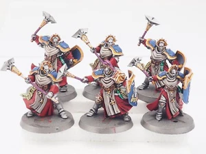 GW WARHAMMER AOS STORMCAST ETERNALS SEQUITORS X 6. DIPINTO. VERDE 402 - Foto 1 di 6