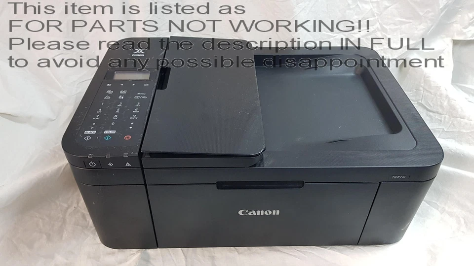 POOR PRINT QUALITY! Canon Pixma tr4550 All-in-One Colour Inkjet Printer - Image 1 of 4