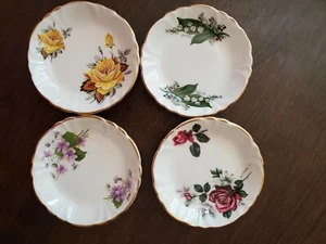Vintage Set Of 4 Princess House Exclusive Fine Bone China Small Butter Dishes - Picture 1 of 5