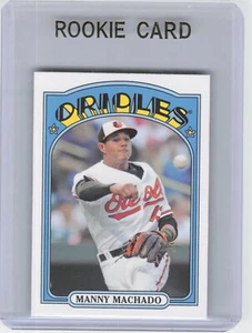 2013 Topps Manny Machado TM-65 1972 mini novato oropéndolas de radiocontrol - Imagen 1 de 2