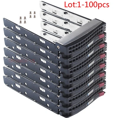 Lot Supermicro Gen 5.5 Hot-Swap 3.5" HDD Tray MCP-220-00024-0B,00075-0B,SC93301 - Image 1 of 4