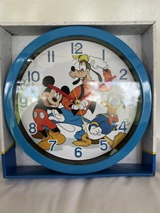 Analogue Disney Decorative Wall Clock 10” Goofy Donald Mickey Mouse - Picture 1 of 2