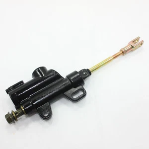 BLACK 10mm Banjo Bolt Rear Hydraulic Brake Master Cylinder PIT PRO Dirt Bike - Picture 1 of 4
