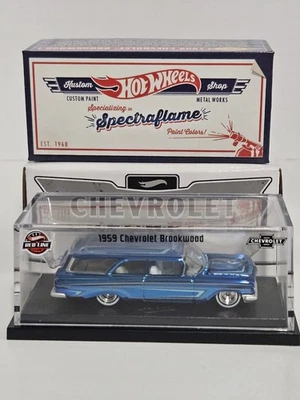 2025 Hot Wheels RLC 1959 Chevrolet Brookwood Spectraflame Blue Paint - Image 1 of 4