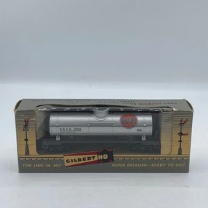 Gilbert HO Scale 33500 Single dome Tank Car Gulf Original Box - Picture 1 of 6