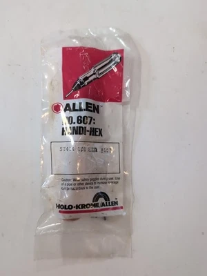 1/8 HANDI-HEX ALLEN No. 607 Allen Wrench 57414 1/8 Hex Holo-Krome (QTY: 1) USA - Image 1 of 2