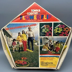 Vintage Chemold Flower Flip Game Town & Country Wurfspiel USA selten Familienspaß - Bild 1 von 11