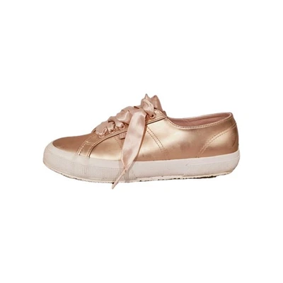 Superga Rose Gold Fantasia Womens Sneakers EU 40/ US 9 Spare Laces - image 1 of 4