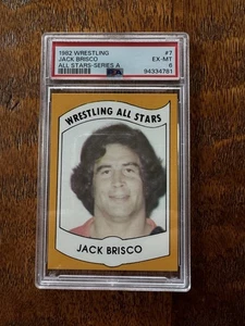 1982 Pro Wrestling All-Stars Serie A #7 Jack Brisco PSA 6 Excelente 4781 - Imagen 1 de 2