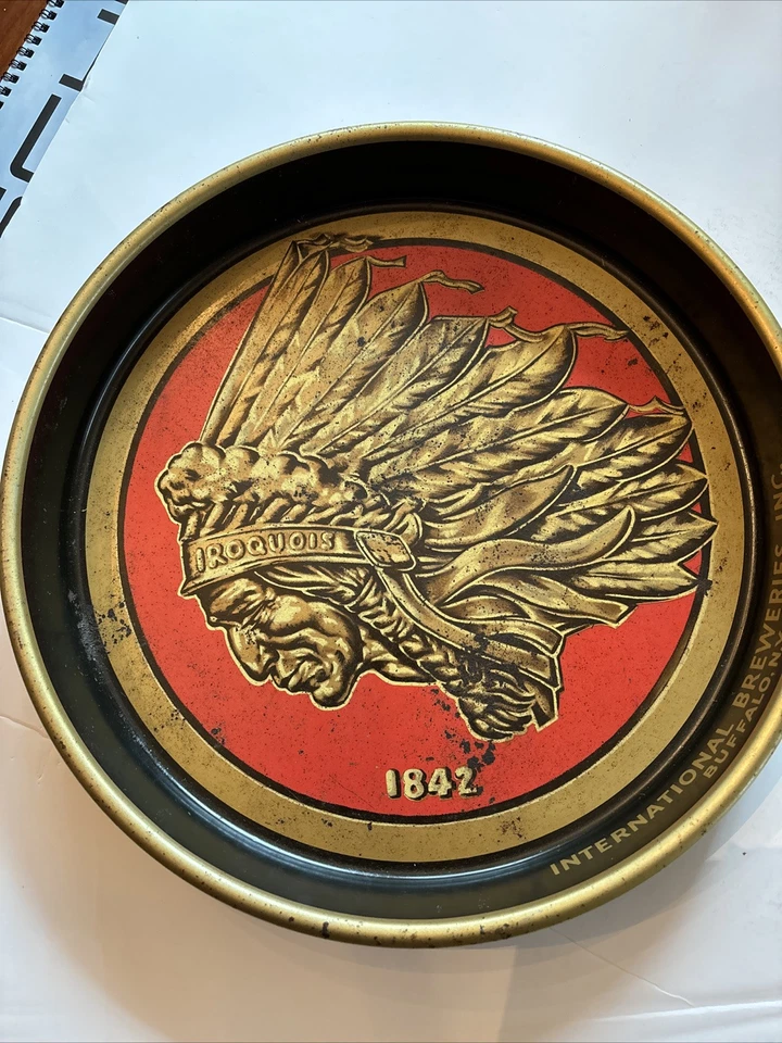 Vintage Beer Tray Iroquois Buffalo, New York Beer - Image 1 of 4
