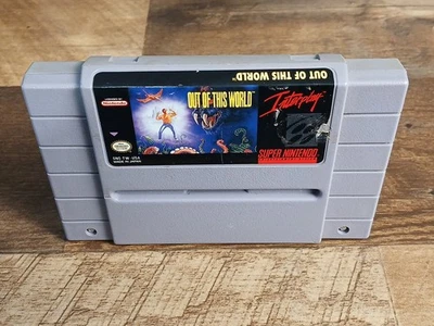 Out of This World (Super Nintendo Entertainment System, SNES, 1992) Tested - Image 1 of 2