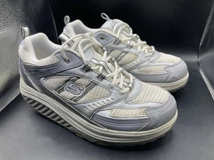 Skechers Shape Ups Fitness Junkie silber weiß Damengröße 9,5 Schuhe mit Karton - Bild 1 von 21