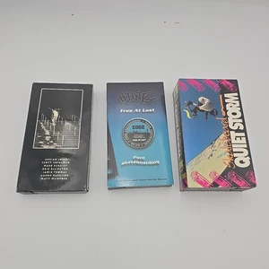 Skateboarding VHS Lot Thrill Of It All, Think Free At Last, Quiet Storm. 3 n Lot - Bild 1 von 9