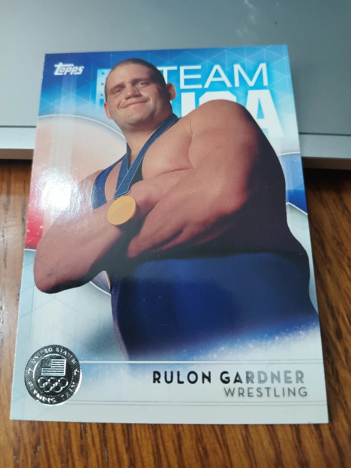2016 Topps Olylmpic Team USA Rulon Gardner #62 Greco Wrestling Silver Parallel - Image 1 of 1