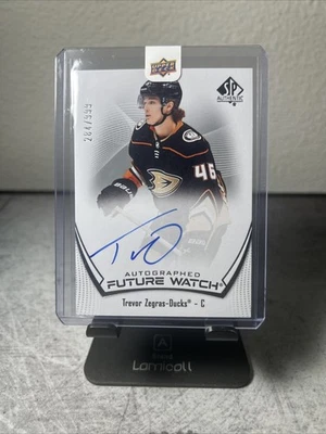 2021-22 Upper Deck SP Authentic Future Watch Auto #284/999. Ducks/Flyers - Image 1 of 2
