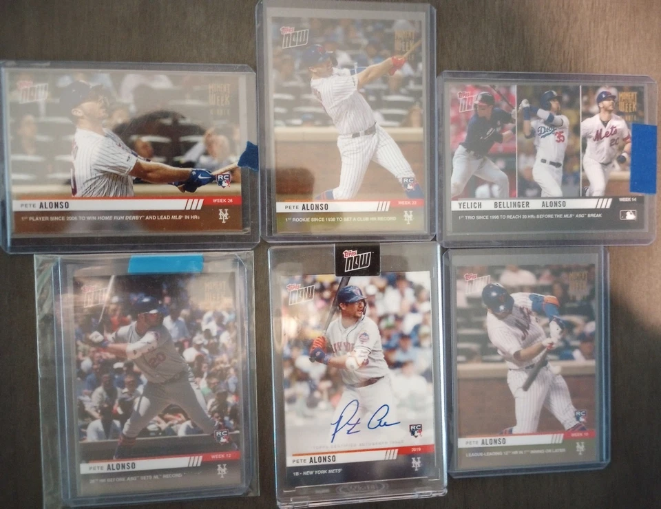 Pete Alonso Mets Rookie Autograph 2019 TOPPS NOW Platinum Club RARE RC Auto - Image 1 of 1