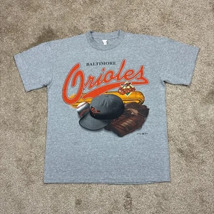 Vintage 1997 Baltimore Orioles MLB Baseball Single Stitch Tee Large - Picture 1 of 7
