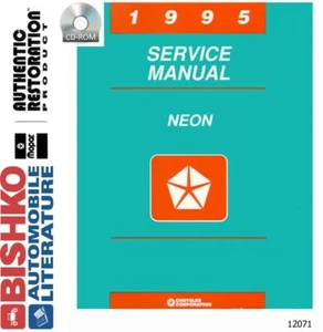 1995 Dodge Plymouth Neon Shop Manual de reparación de servicio CD Cableado del tren motriz del motor - Imagen 1 de 1