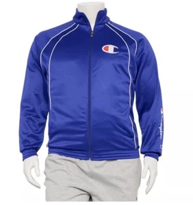 Champion Tricot Track Jacket Men’s Size Large Tall Royal Blue Zip Up NWT - Picture 1 of 1
