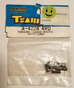Team Losi Threaded Chassis Inserts Short and Long xx4 4wd Buggy Vintage A-4224 - Picture 1 of 1