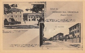A1785) SALUTI DA VEZZANO SUL CROSTOLO REGGIO EMILIA DUE VEDUTE - Imagen 1 de 2