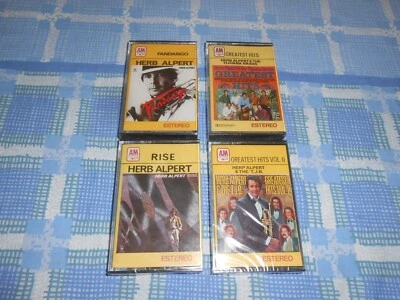 ( 4 ) HERB ALPERT AUDIO CASSETTE TAPES LOT / SEALED  / Import - Image 1 of 3