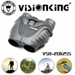Visionking 8-20x25 Zoom Camping Hunting+Travelling Black Binoculars waterproof - Picture 1 of 5