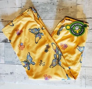 NWT Life is Good Girls Lounge Sleep Pants Butterflies Butterfly Yellow Small S - Picture 1 of 5