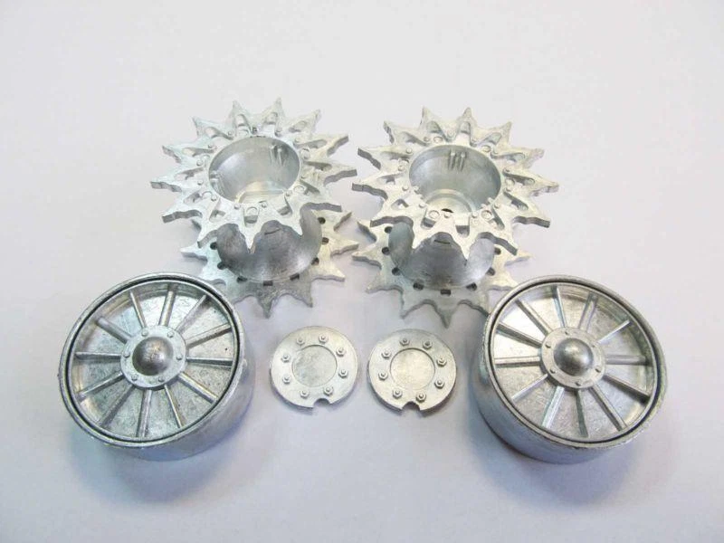 1/16 Mato Sherman Metal Sprockets/Idler Wheels for DIY Plastic M4A1(76) W MT077 - Image 1 of 1