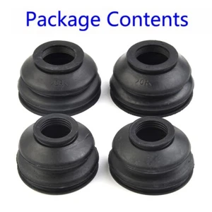 4 X Rubber Ball Joint Rubber Dust Boot-Cover Track Rod End Set-Kit New - Picture 1 of 17
