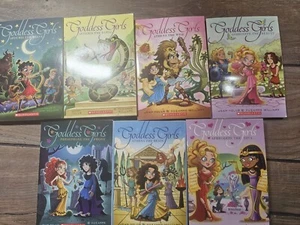 Lot-7 Goddess Girls paperback books-Joan Holub/Suzanne Williams-Scholastic - Picture 1 of 16