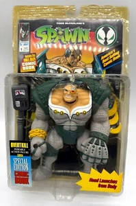 VINTAGE 1994 SPAWN OVERTKILL MCFARLANE ACTION FIGURE  WITH COMIC BOOK NEW - Picture 1 of 8