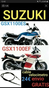 SUZUKI 750 1100 GSX ES EF CABLE VELOCIMETRO - Imagen 1 de 5