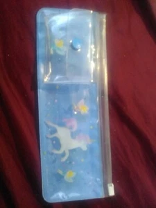 Estuche lápiz Sanrio Flights of Fancy Halloween retro 1989 raro 34488-5 - Imagen 1 de 3