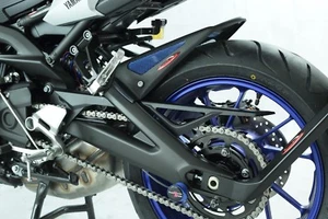 Abrazador trasero Yamaha XSR900 16-18 mate negro azul malla - Powerbronze - Imagen 1 de 2