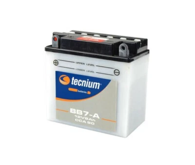 PIAGGIO PK 50 PK 125 PK XL PK S BATTERIA YB7-A TECNIUM BATTERIA BB7-A 12V 8Ah - Immagine 1 di 2