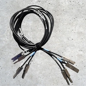 EMC² 2 Meter SAS Kabel Mini-SAS auf Mini-SAS SFF 8800 Kabel Molex 038-003-787 - Bild 1 von 5