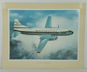 CONVAIR 440 METROPOLITAN COMMERCIAL TRANSPORT Vintage Photo Poster Print 16"x20" - Picture 1 of 9