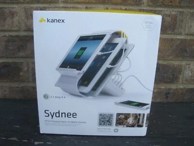KANEX 4 PORT 2.1 AMP CHARGING STATION FOR MOBILE DEVICES NEW FACTORY SEALED BOX - Image 1 of 4