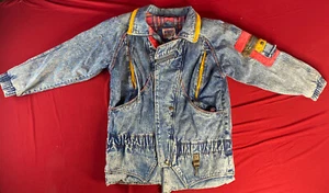 Current Seen Acid Washed Flannel Lined Jacket (RN 15101) - US Size Medium - Picture 1 of 7