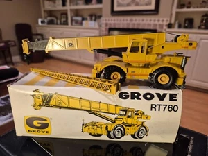 1/55 Vintage NZG 149 Grove RT760 Mobile Construction Crane W/Box 10" - Picture 1 of 1