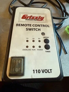 Interruptor de control remoto industrial Grizzly 110 voltios - Imagen 1 de 5