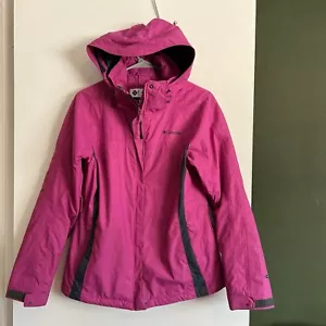 Columbia pink Whirlibird interchange Jacket with Omni Tech full zip hood - Picture 1 of 9